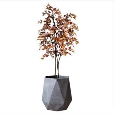 China las plantas en conserva artificiales del piso de los 200cm simularon la decoración interior coloreada planta falsa del árbol de abedul en venta