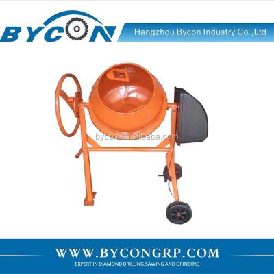 China Because-140 Cast Gear Ring Manual Operating Electric Concrete Mixer Mixer For Sand Cement Mortar for sale