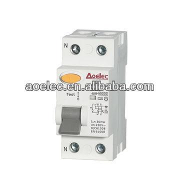 China AUR1 TUV Type AC Type Residual Current AC Circuit Breaker for sale