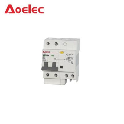 China AUB1LE 2P+N RCD Combined Modular Electronics and MCB Device/RCBO AUB1LE AUB1LE for sale