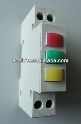 China AUP3 Din Rail Mounting Indicator Led AUP3 Light Red Yellow Green for sale