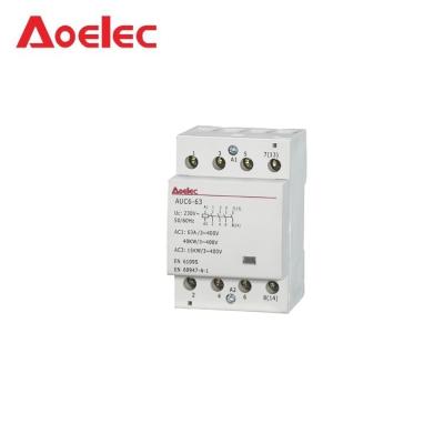 China Aoelec AUC6 With Good Quality Magnetic Contactor AC 4P 40A AUC6 for sale