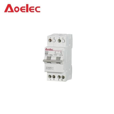 China AUQ1 Din Rail Mounting 16A Auto Transition Switch AUQ1 for sale