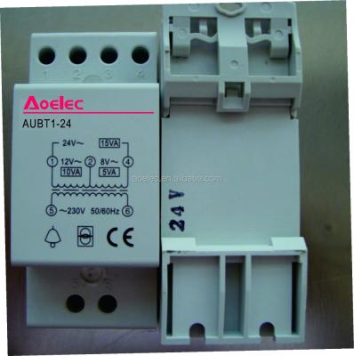 China AUBT1 Low Voltage AUDIO Modular Din Rail Transformer Gate for sale