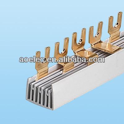 China Comb U-4P-63A U Busbar Pure Copper Copper Type for sale