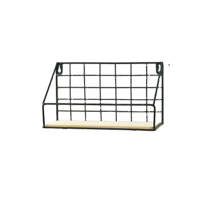 China Creative modern Nordic style wall decoration bedside bedroom wall hanging basket kitchen bathroom shelf for sale