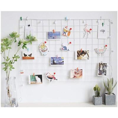 China Wall Art Display & Central Statistical Institute Wall-Mounted Wall-Multifunctional Mesh Display Panel, Wall Art Display Organizer (65 x 45cm) from Wholesale Grid Photo Organizer for sale