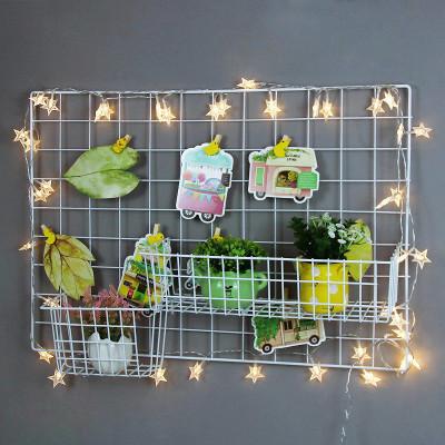 China Durable Wire Grid Panel Multifunctional Photo Wall Decor Mesh Frame for Home Decor Dorm Decoration for sale