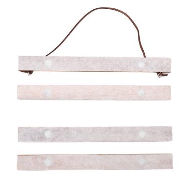 China 21Cm Roll Wooden Magnetic Teak Roll Decorative Canvas Hanger Environmental Friendly Stock Supply for sale