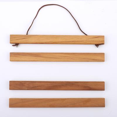 China Wholesale Environmentally Friendly Poster And Prints Nordic Home Wall Art Decor Photo Hanger Frame DIY Wooden Wall Hanging Picture for sale