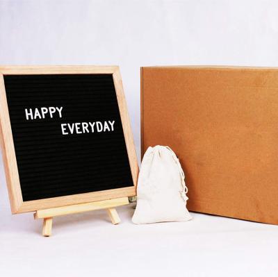 China China wholesale felt 10 x 10 letter board - includes 340 pre-cut letters + backing + canvas bag + sorting tray + pizza box packaging for sale