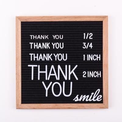 China Variable Black Felt Message Board Borad 12x12 Inch Letter Message Board with 340 Hand Folding Letters for sale