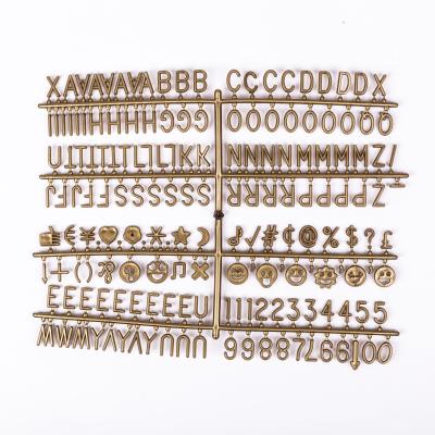 China Eco - Friendly Plastic Letter For Felt Letters Board Numbers Changeable Sign Letter Board for sale