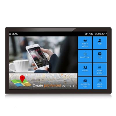 China 22 inch quality 12v-24v lcd Tft bus 4G bus city monitor remote control android player advertising fixed height 22 inch wifi monitor for sale