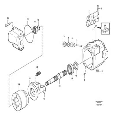 China Building Material Stores VOE 11708991 Acculated Dump Truck Piston Pump For A25 A30 A35 A40 T450D for sale