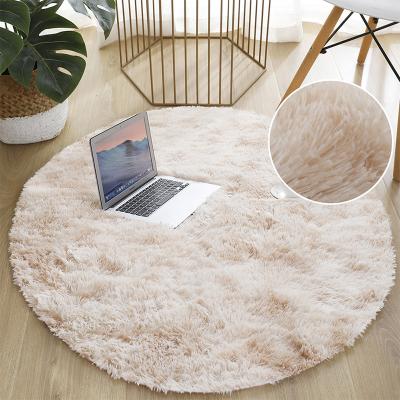 China Plush Washable Custom Made Round Rug Deep Carpets Comfortable Room Balcony Living Room Blanket Carpet for sale