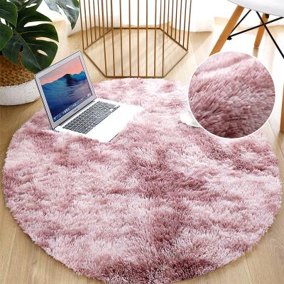 China Washable Round Carpets Thick Mat Fluffy Comfortable Children Carpet Non-slip Blanket for sale