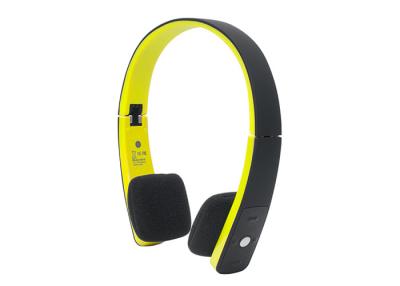 China Yellow Waterproof Bluetooth Stereo Headset for iPhone / ipods / Tablet PC for sale