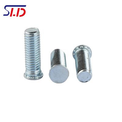 China Round Flat Head Low Displacement Self Clamping Stud FHL FHLS For Sheet Metal for sale