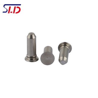 China Round Panel Fastener Stainless Steel Unthreaded Pins , TPS Flush TP4 For Sheet Metal for sale