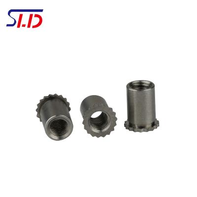 China Stainless Steel DSO DSOS RSTS Split Boards End-To-Edge Panel Fasteners Self Clamping Standoffs For Sheet Metal for sale