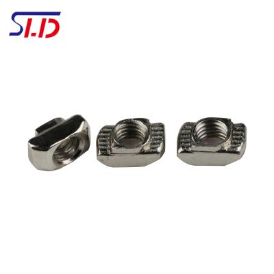 China Carbon Steel Shape Accessories Aluminum T-Nuts Hammer Nuts 2020 3030 4040 4545 Series for sale