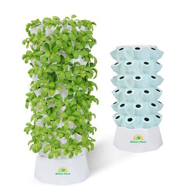 China Farms Greenhouse garden indoor home automatic strawberry vertical hydroponic growing system hydroponic tower for sale