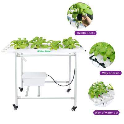 China Farms Indoor commercial vertical nft channel hydroponics growing system kit for sale