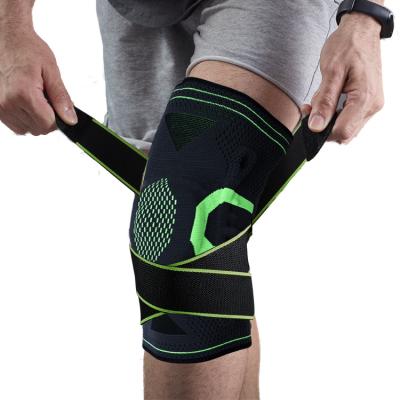 China Breathable Basketball Running Fitness Protective Knee Sleeve Compression Brace Knee Tennis Knee Support for sale