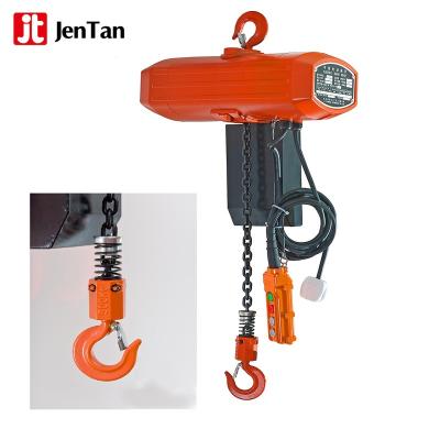 China JenTan Lifting Goods CE Approved Lifting Crane 110V 220V Single Phase Electric Motor Driven With Hook Suspension 250kg 500kg 1ton 2 ton 3ton for sale