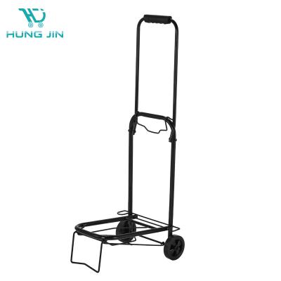 China Multifunctional Portable Folding Smooth Folding Retractable Luggage Trolley Trolley Trolley With Wheel for sale