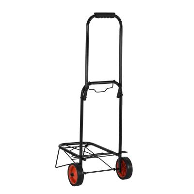 China Luggage Trolley Folding Trolley Folding Luggage Trolley Aluminum Alloy Rolling Heavy Duty Home Trolley With Two Wheel for sale