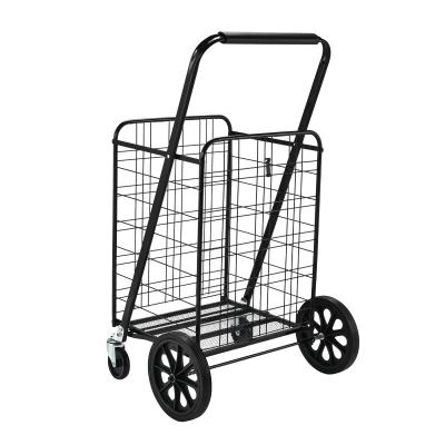 China High Quality Cheap Trolley Cart Wire Price Grocery Trolley Folding Folding Steel Trolley For Daily Use for sale