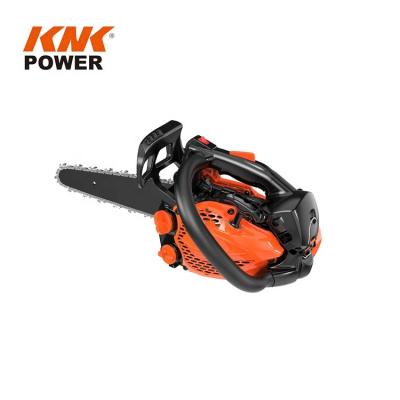 China 2-Stroke 25.4CC  chain saw machine  petrol chain saw  best machine spare parts  wood cutting MOTORES GASOLINA VERY LIGHT for sale