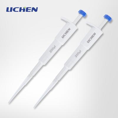 China Laboratory and medical high quality mini quantitative pipette pen 200ul pipette gun micropipette for sale