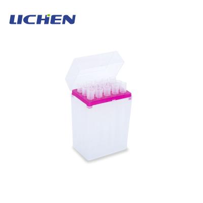 China Viable LICHEN Lab Consumables 10ul 200ul 1000ul 5mll Pipette Tip Box Spout Mouth Box for sale