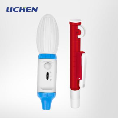 China LClevo Medical Manual Pipette Pen Large Capacity Pipette Pump Laboratory and Lab Adjustable for sale