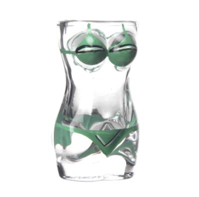 China BRIEF Naked Body Shot Glass Bullet Shot Glass Pyrex Shot Glass for sale