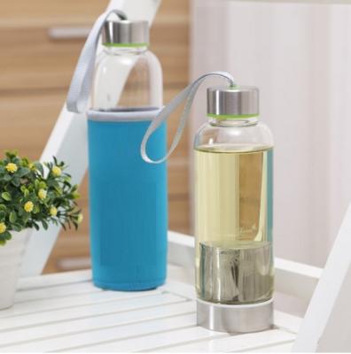 China Amazon HEAT RESISTANT hot sale glass bottle for water, water bottle glass, glass water bottle for sale