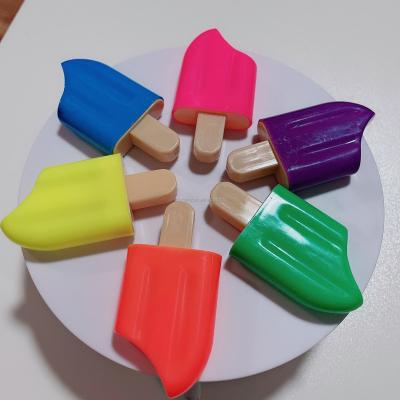 China office & School Markers Mini Blot Goods Ice Cream Style Highlighter Bar Pen Highlighter Pens for sale