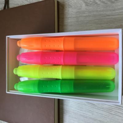 China Hot Sale Whiteboard Highlighter Bar Marker Pen With Blister Card 4pcs Marker Pen for sale