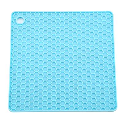 China Easily cleaned silicone trivet mats - for hot pots and pans for sale