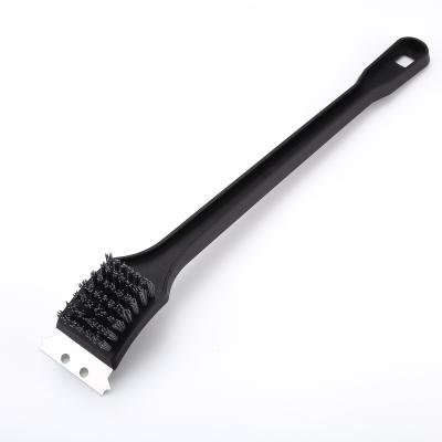 China Easily Cleaned Plastic Handle Safe Scrub Grill Brush for sale