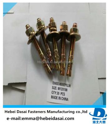 China Building Construction Etc Factory Price Wedge Anchor Bolt m30 for construction for sale