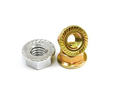 China General Industry Hexagon Nuts With Flange Flange Nuts DIN6923 for sale