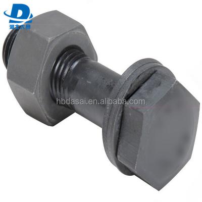 China Large steel structure m20 hex head grade 8.8 construction bolt for sale