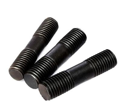 China Double Steel Bolts And Black Threaded Stud Nuts Made In China for sale