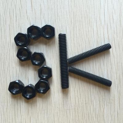 China Alloy steel ; Stainless steel ; Carbon Steel Fastener Product High Tensile Hex Stud Bolts A193 B7 Threaded Rod And Heavy Hex Nuts A194 Diameter 2h 1/2