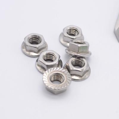 China DIN6923 Heavy Industry Carbon Steel Hex Nut / Flange for sale