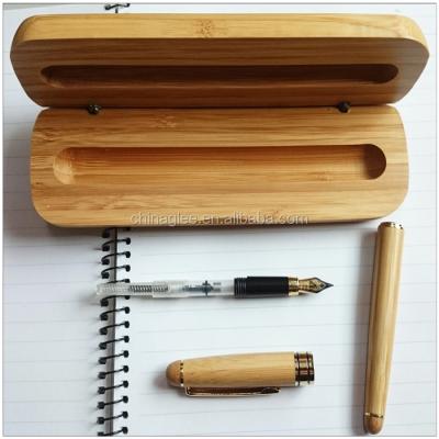 China Other Metal China Factory Custom Branded Wood Grain Electroplating Fountain Pen With Gift Packing for sale